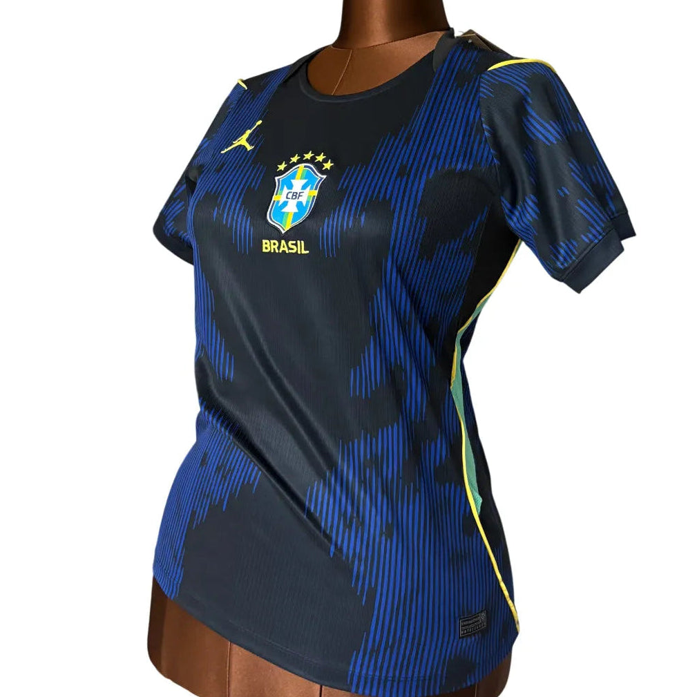 Camisa Brasil 2026 Away Azul - Versão Feminina