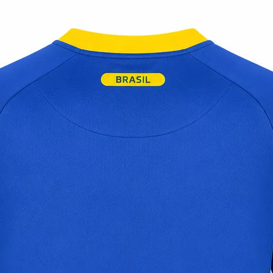 Camisa Brasil 2010 Away Azul - Tamanho XGG (2XL)