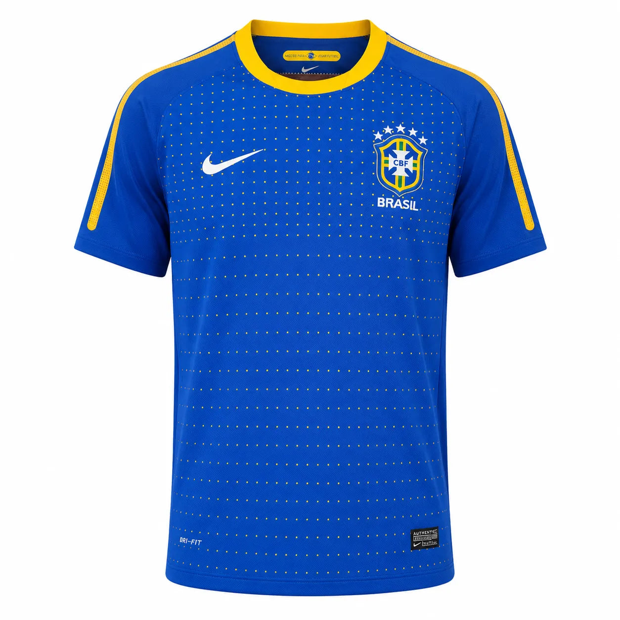 Camisa Brasil 2010 Away Azul - Tamanho XGG (2XL)