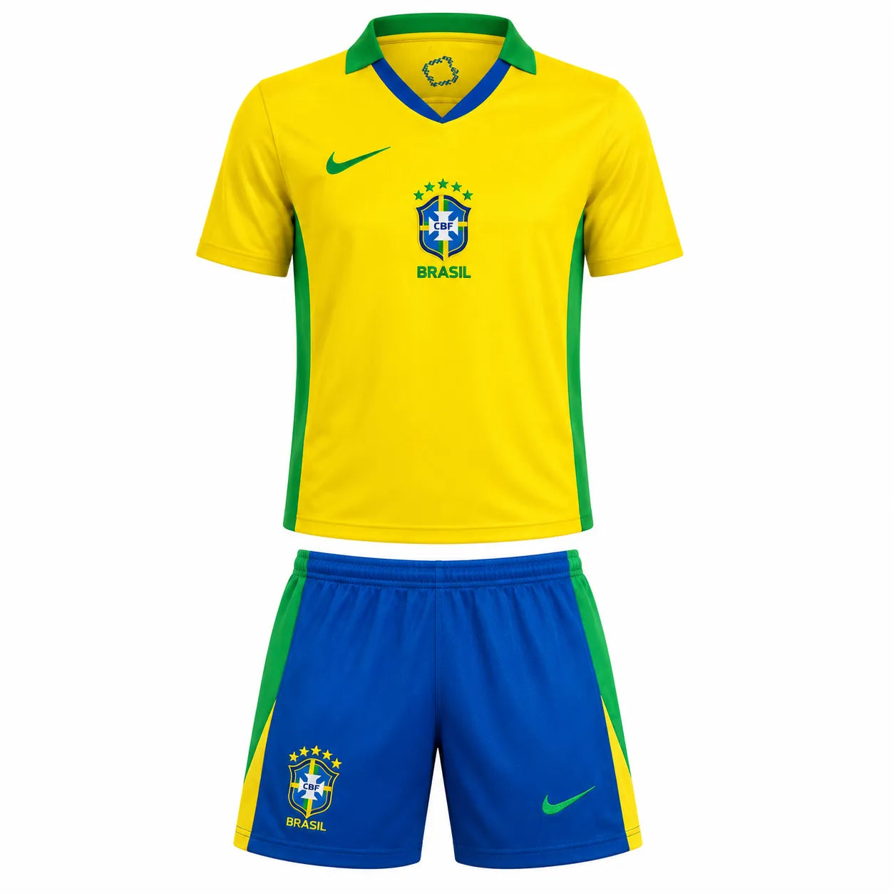 Conjunto Infantil Brasil 2025 Home - Tamanho 30 (13-14 Anos)