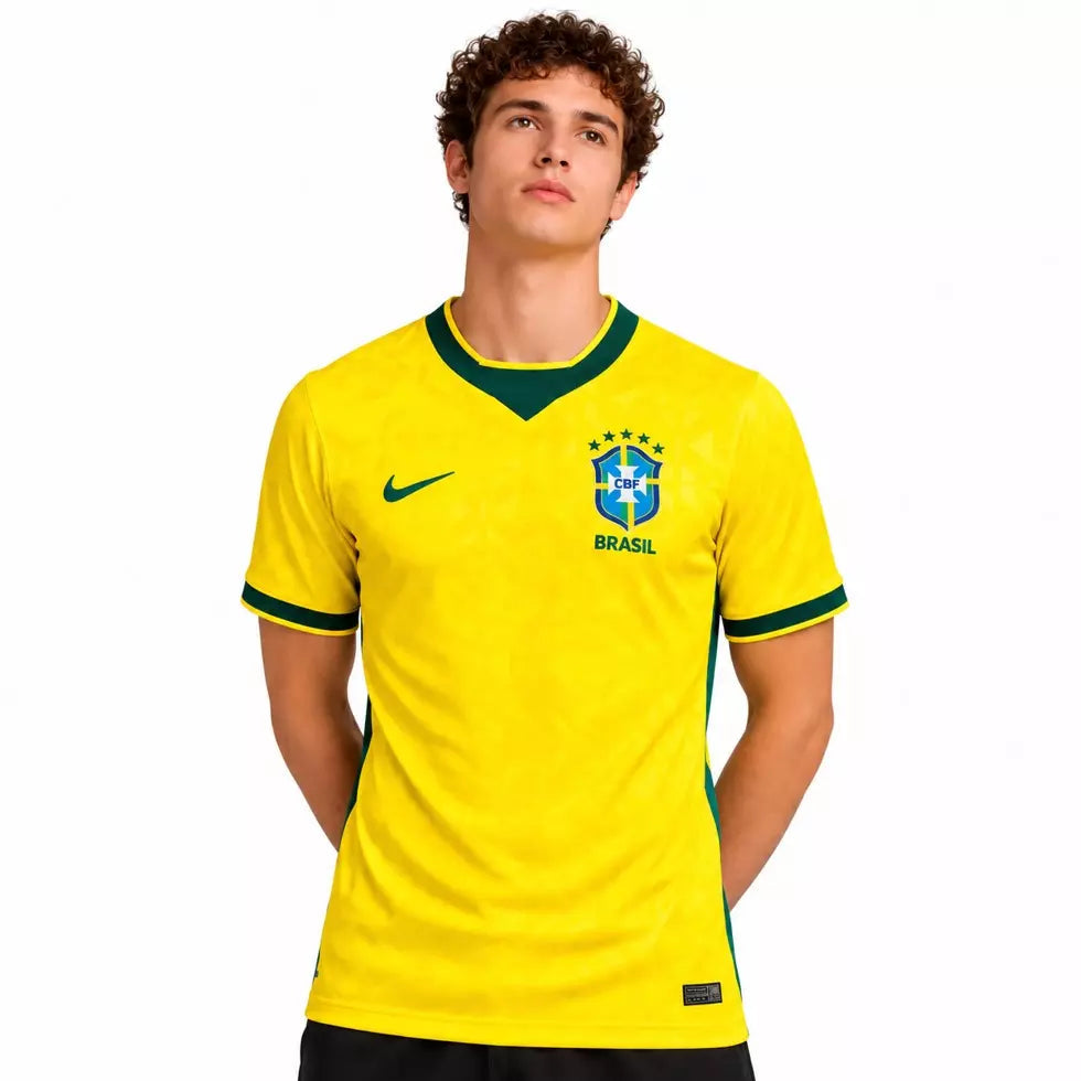 Camisa Brasil 2026 Home - Gola Larga