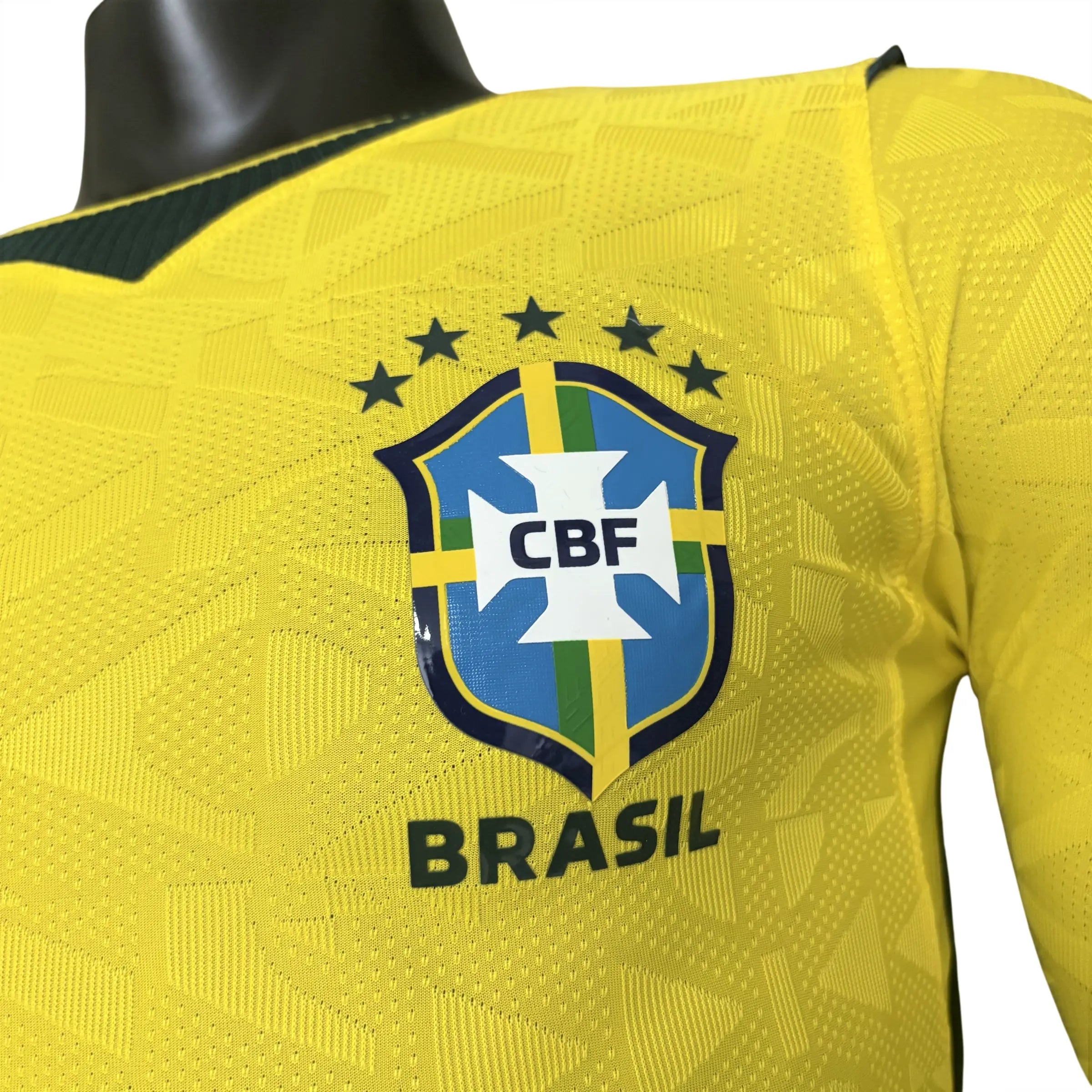 Camisa Brasil 2026 Home - Manga Longa - Versão Jogador