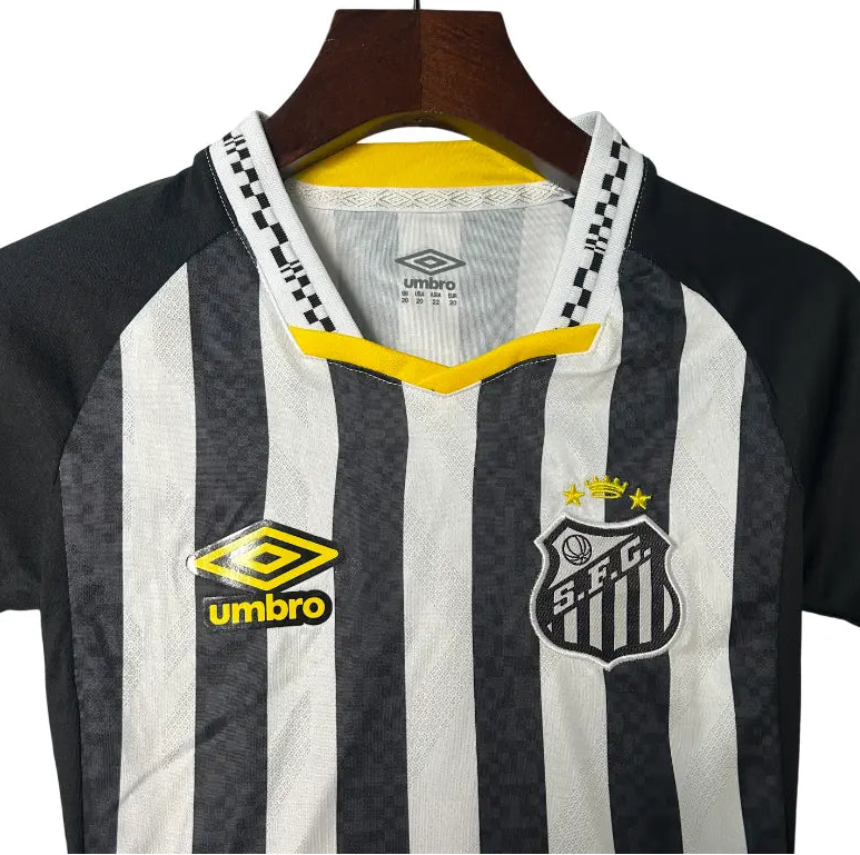 Conjunto Infantil Santos 2025 Away