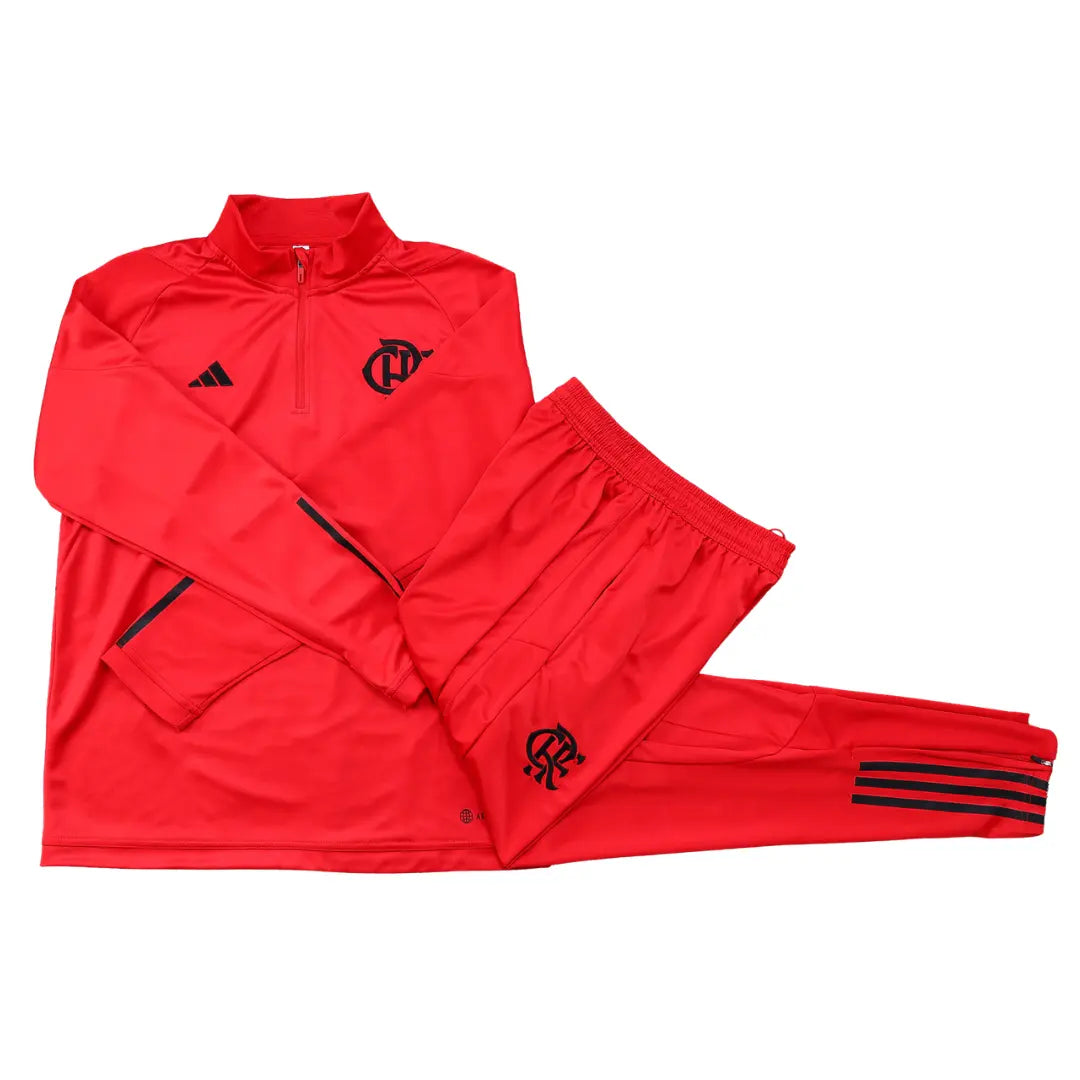 Conjunto de Treino Manga Longa Meio-Zíper Fla 2023 Tiro