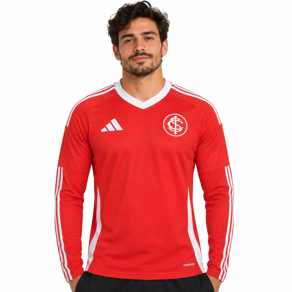 Camisa Internacional 2025 Home - Manga Longa - Tamanho G (L)
