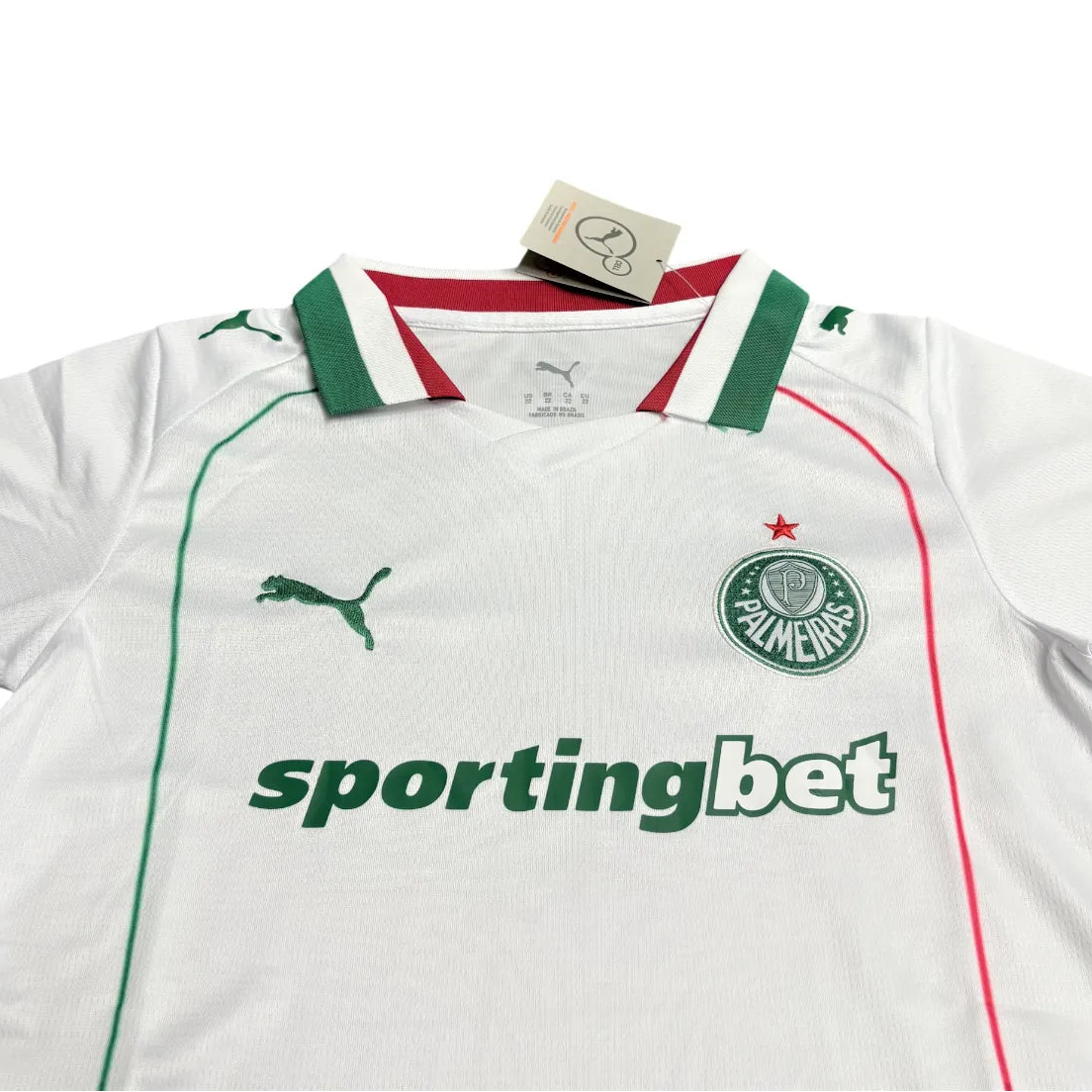 Conjunto Infantil Palmeiras 2026 Away Branca