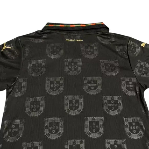 Conjunto Infantil Portugal 2026 - Pantera Negra