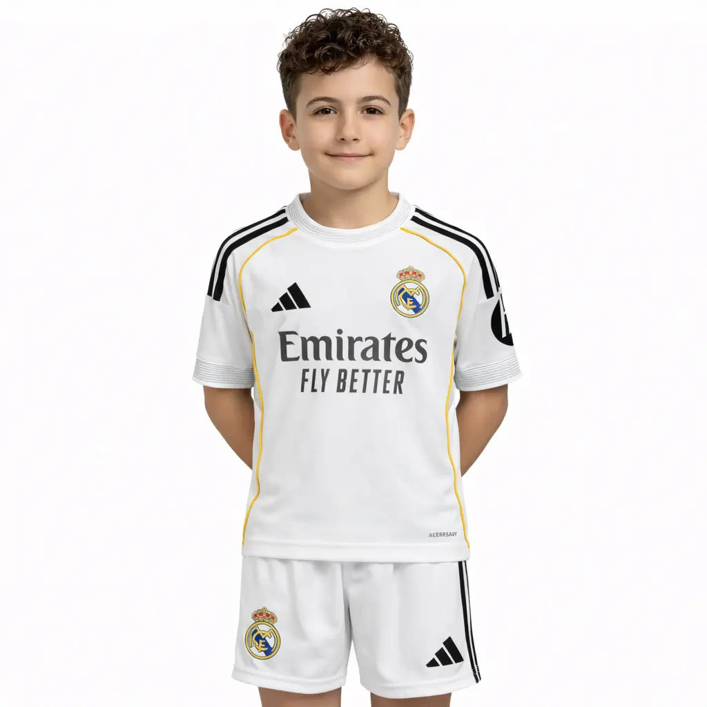 Conjunto Infantil Real Madrid 2025/26 Home