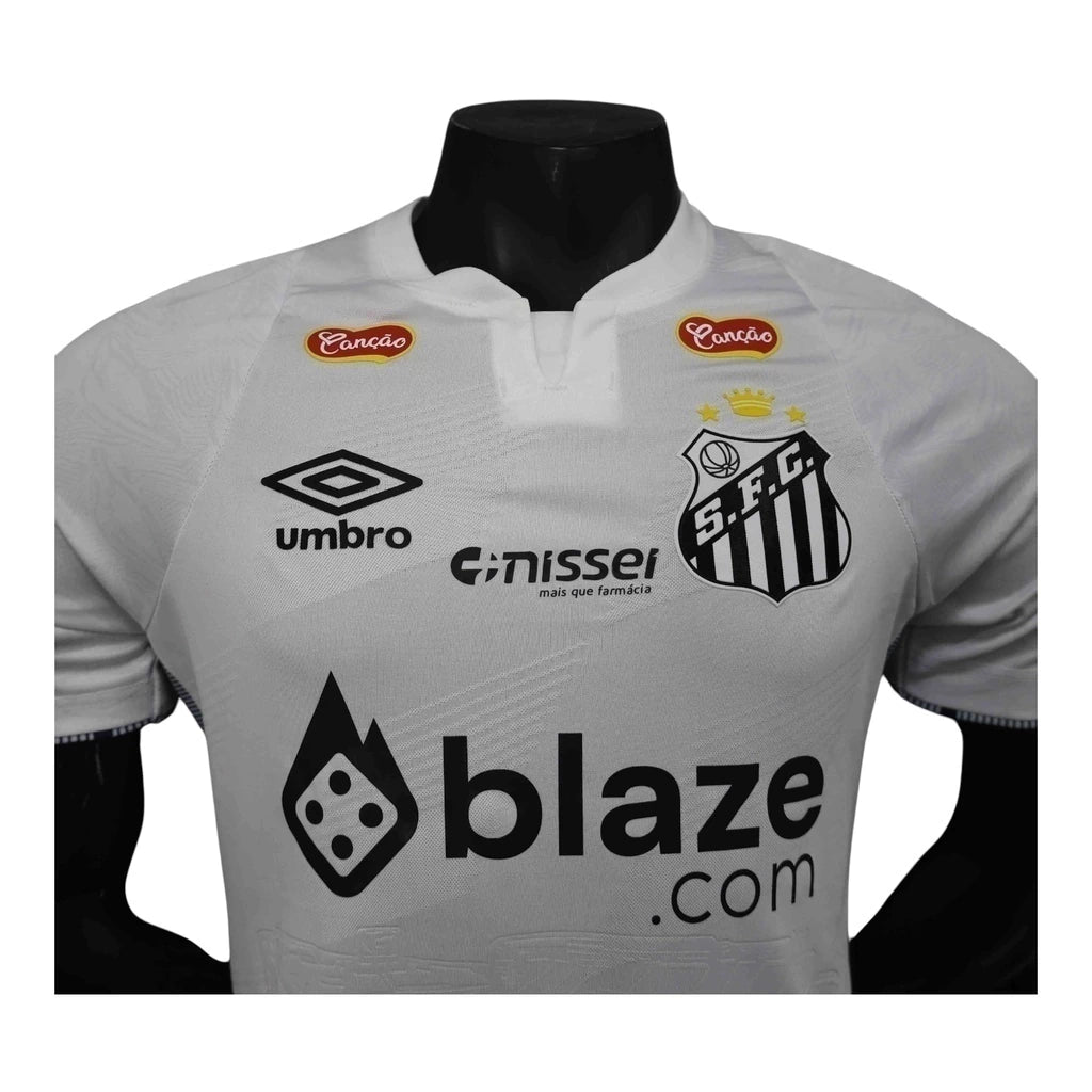 Camisa Santos 2024 Home - Com Patrocínio - Versão Jogador