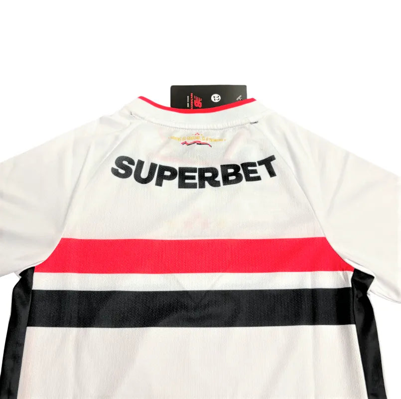 Conjunto Infantil São Paulo 2026 Home