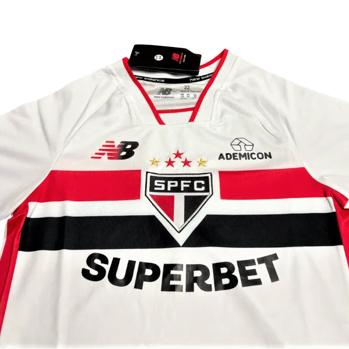 Conjunto Infantil São Paulo 2026 Home