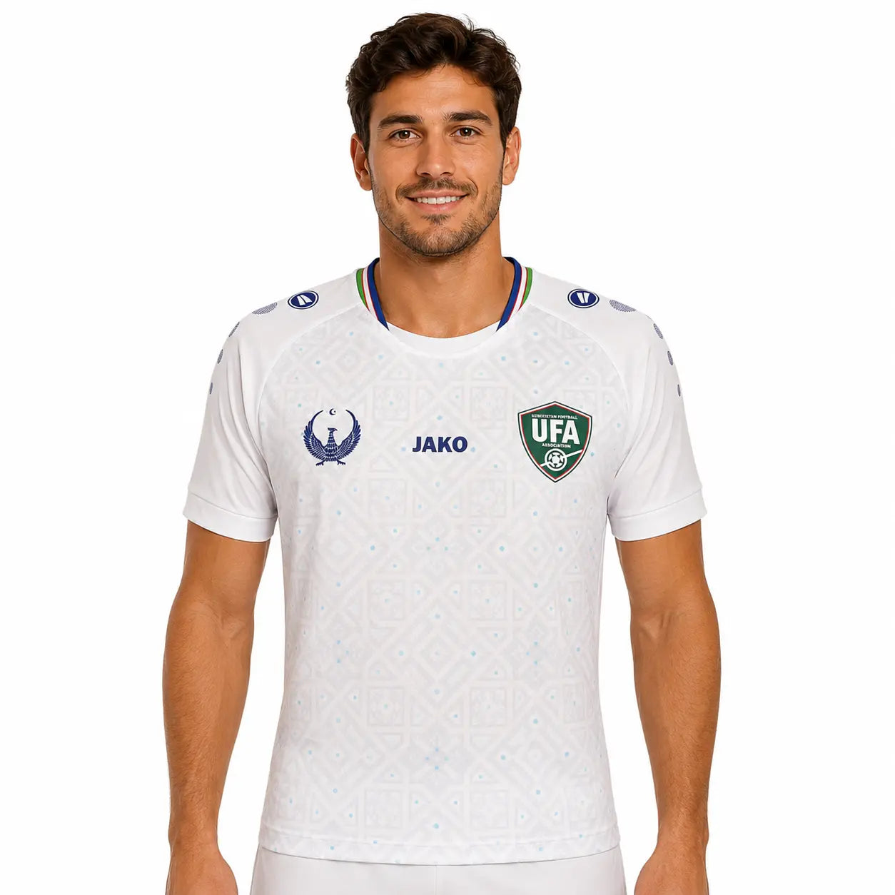 Camisa Uzbequistão Away Branca