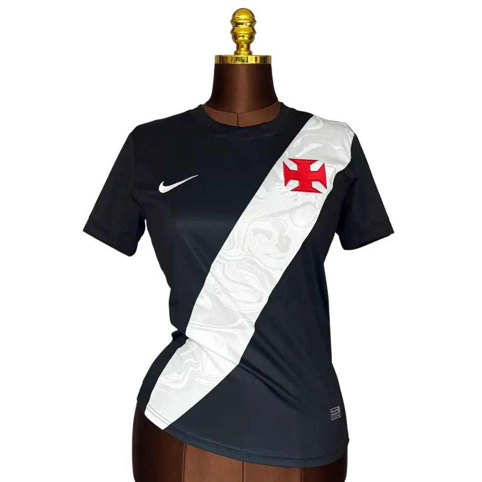 Camisa Vasco da Gama 2026 Home Preta - Versão Feminina