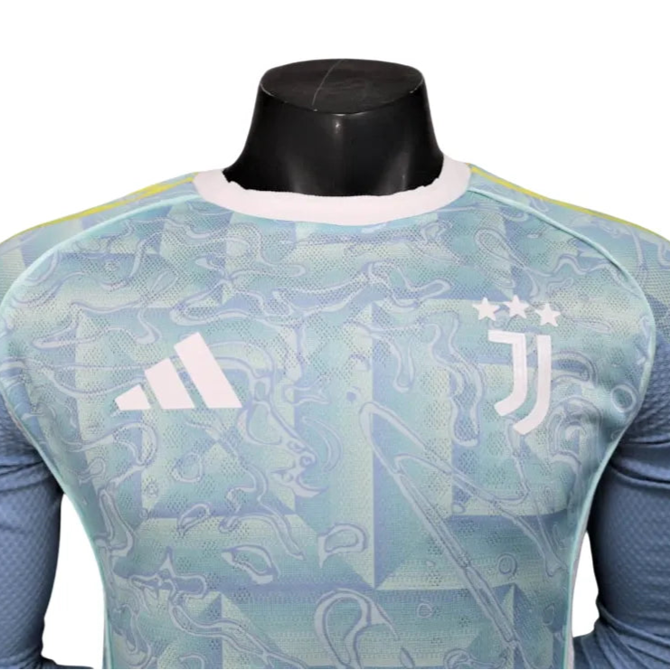 Camisa Juventus 2025/26 Away - Manga Longa - Versão Jogador - Masculina