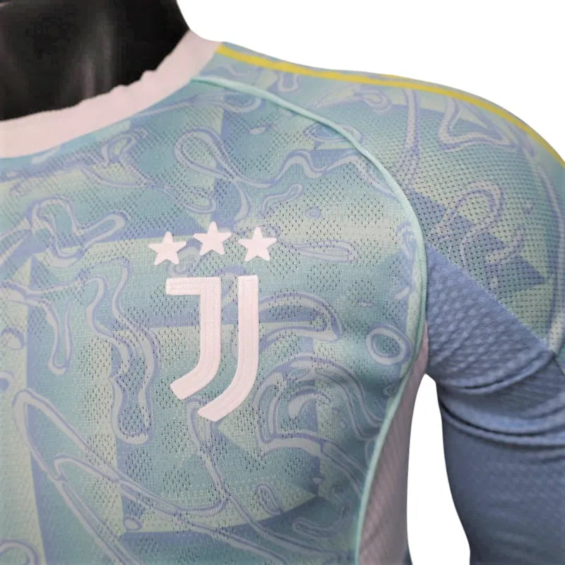 Camisa Juventus 2025/26 Away - Manga Longa - Versão Jogador - Masculina